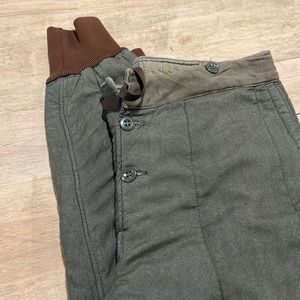 Vintage quilted Army Pants